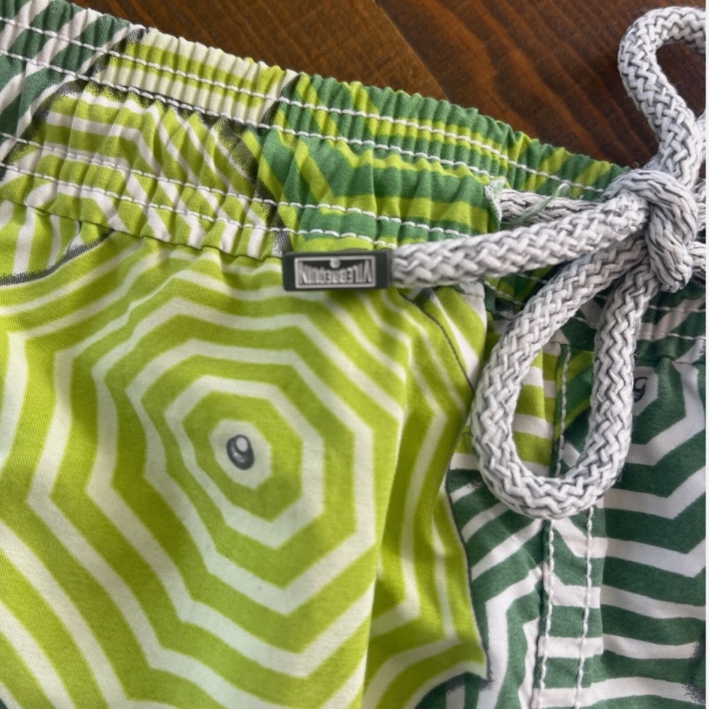 Vilebrequin Kid swimwear swim trunks 14 Vilebrequin green - Picture 4 of 5